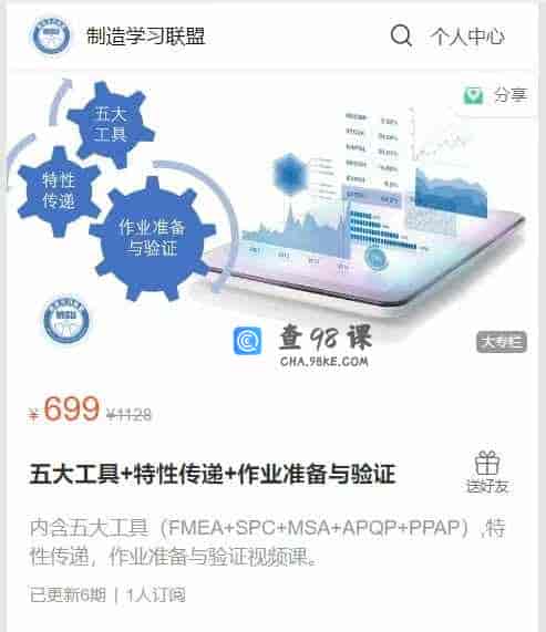 A2934  五大工具+特性传递+作业准备与验证