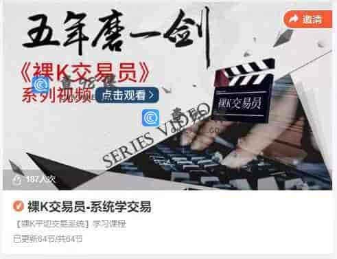 11156  裸K交易员-系统学交易