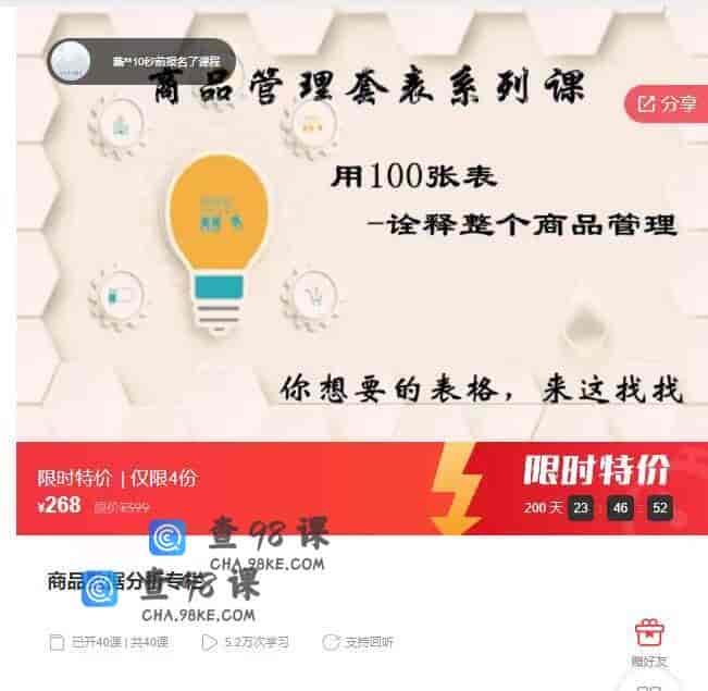 10987  商品数据分析专栏