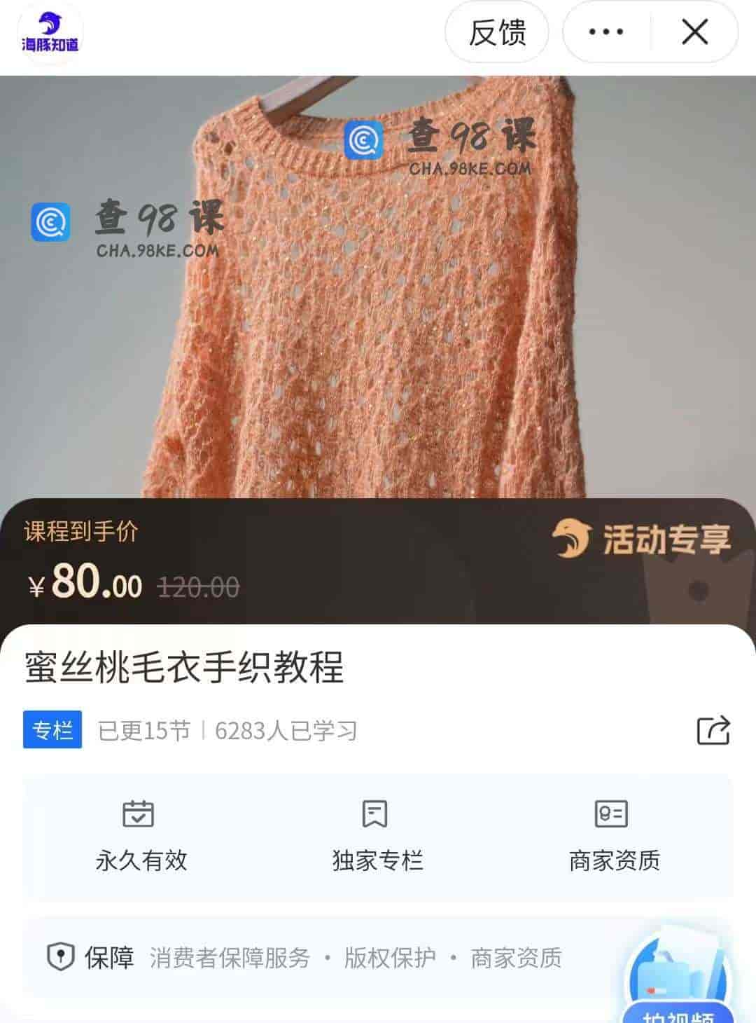 10938 蜜丝桃毛衣手织教程