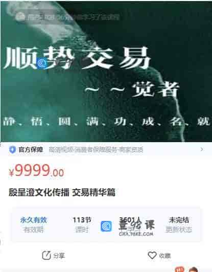 10832  殷呈澄文化传播 交易精华篇