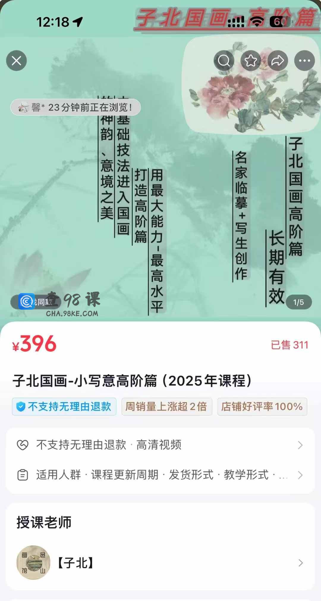 子北国画-小写意高阶篇(2025年课程)