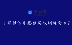 《薪酬体系搭建实战训练营》7