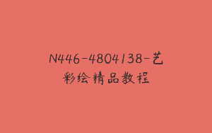 N446-4804138-艺彩绘精品教程