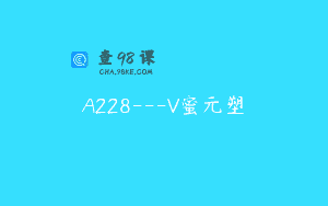 A228—V蜜元塑