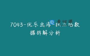 7043-优乐出海-独立站数据拆解分析