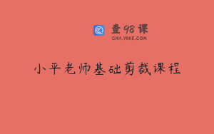 小平老师基础剪裁课程