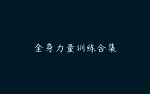 全身力量训练合集