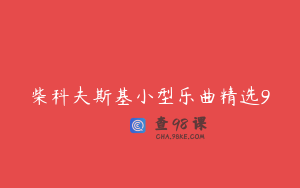 柴科夫斯基小型乐曲精选9