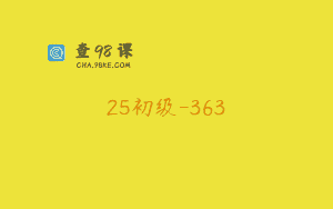 25初级-363