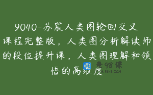 9040-苏宸人类图轮回交叉课程完整版，人类图分析解读师的段位提升课，人类图理解和领悟的高维度