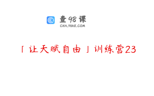 「让天赋自由」训练营23