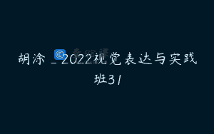 胡涂_2022视觉表达与实践班31