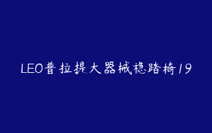 LEO普拉提大器械稳踏椅19