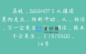 荔枝_BIGSHOT【从强迫意向走出_阻断冲动_从_相信_万一会发生_到_确信_根本不会发生_】1315500_14节