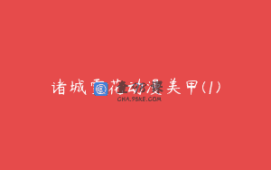 诸城雪花动漫美甲(1)