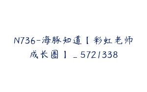 N736-海豚知道【彩虹老师成长圈】_5721338