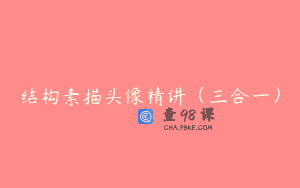 结构素描头像精讲（三合一）