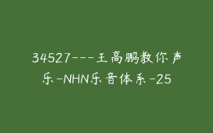 34527---王高鹏教你声乐-NHN乐音体系-25