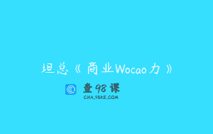 坦总《商业Wocao力》