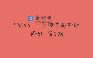 S3543—小物件高阶研修班-第5期