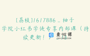 [荔枝]1617886_柚子学院小红书学徒专享内部课（持续更新！）_13