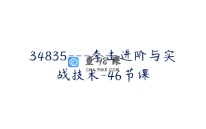 34835---拳击进阶与实战技术-46节课