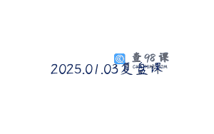 2025.01.03复盘课