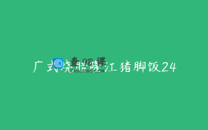 广式烧腊隆江猪脚饭24