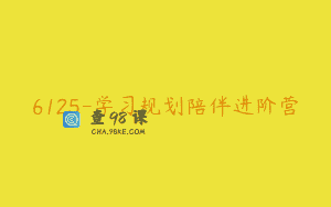 6125-学习规划陪伴进阶营