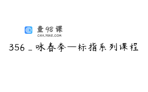 356_咏春拳—标指系列课程