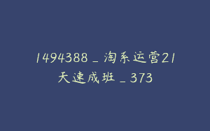 1494388_淘系运营21天速成班_373