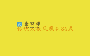 传统太极凤凰剑86式