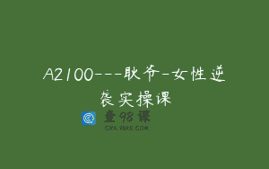 A2100—耿爷-女性逆袭实操课