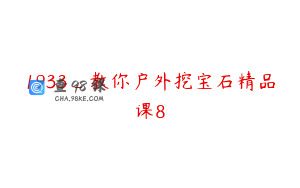 1933_教你户外挖宝石精品课8