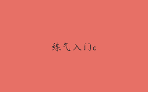 练气入门c