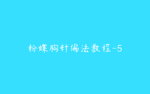 粉蝶胸针编法教程-5