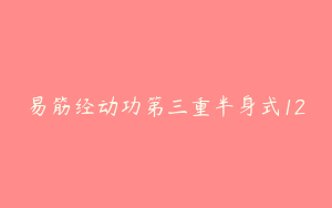 易筋经动功第三重半身式12