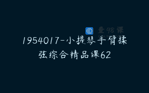 1954017-小提琴手臂揉弦综合精品课62