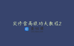 实修营高级功夫教程2