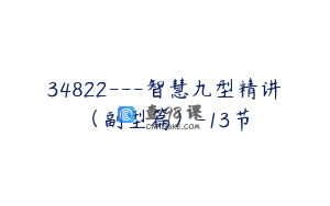 34822---智慧九型精讲（副型篇）-13节