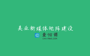 美业新媒体矩阵建设