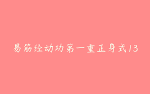 易筋经动功第一重正身式13