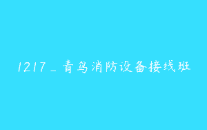 1217_青鸟消防设备接线班