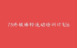73终极棒铃流动培训计划6