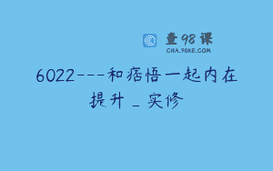 6022—和痞悟一起内在提升_实修