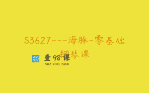 S3627—海豚-零基础钢琴课