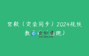 宫毅（烫染同步）2024视频教学课（陪跑）