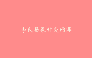 李氏易象针灸网课