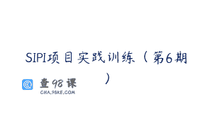 SIPI项目实践训练（第6期）